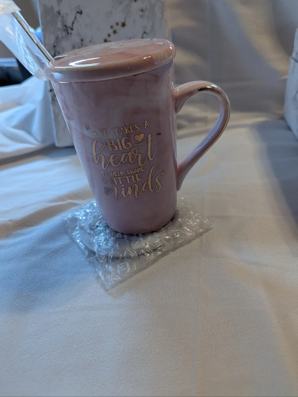 Teacher Appreciation Ceramic 4 Piece Mug Set Brand New